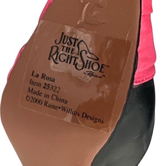 Just the Right Shoe La Rosa Miniature Pump by Beverly Feldman 2000 - Picture 6 of 12